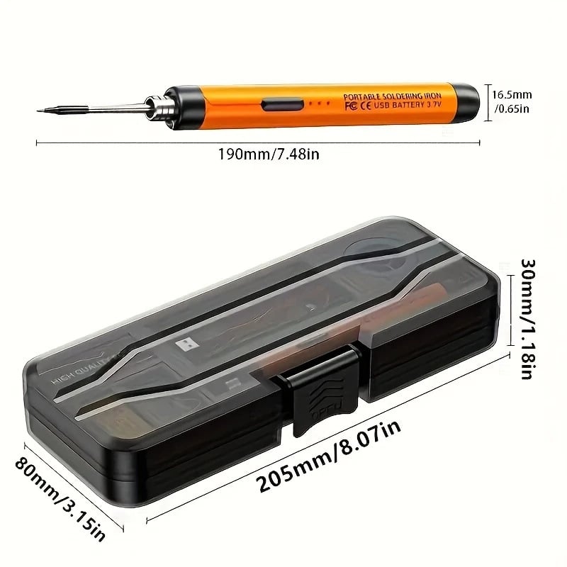 🔥Last Day Discount 49% Off 🧰Portable USB Adjustable Temperature Soldering Iron Gun