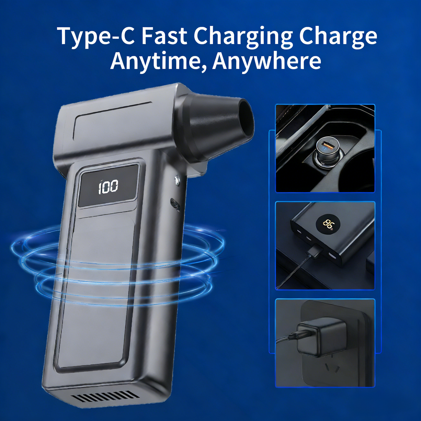 All-in-One Air Blaster Pro – Clear Snow, Dry Pets, Ignite Fires, Blow Debris. Your Ultimate Portable Air Solution.