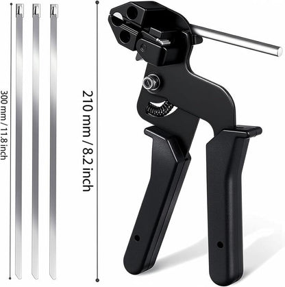 🔧 Strong Metal Tie Tool Kit – Easy Cable & Wire Organizer for Home and Garage