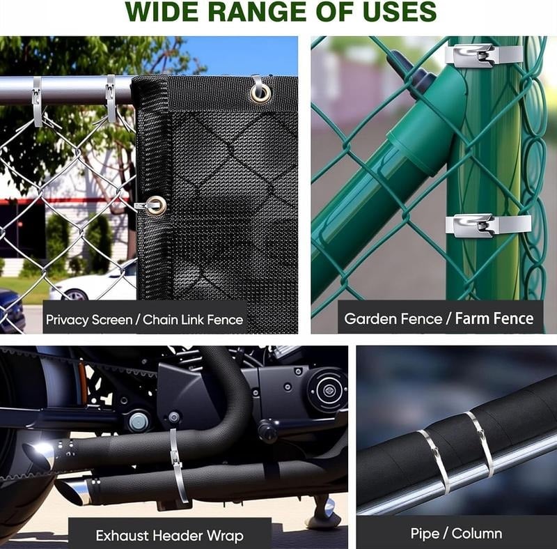 🔧 Strong Metal Tie Tool Kit – Easy Cable & Wire Organizer for Home and Garage