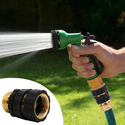 3/4 Inch Garden Hose Fitting Quick Connector Male and Female Set (6 Sets)
