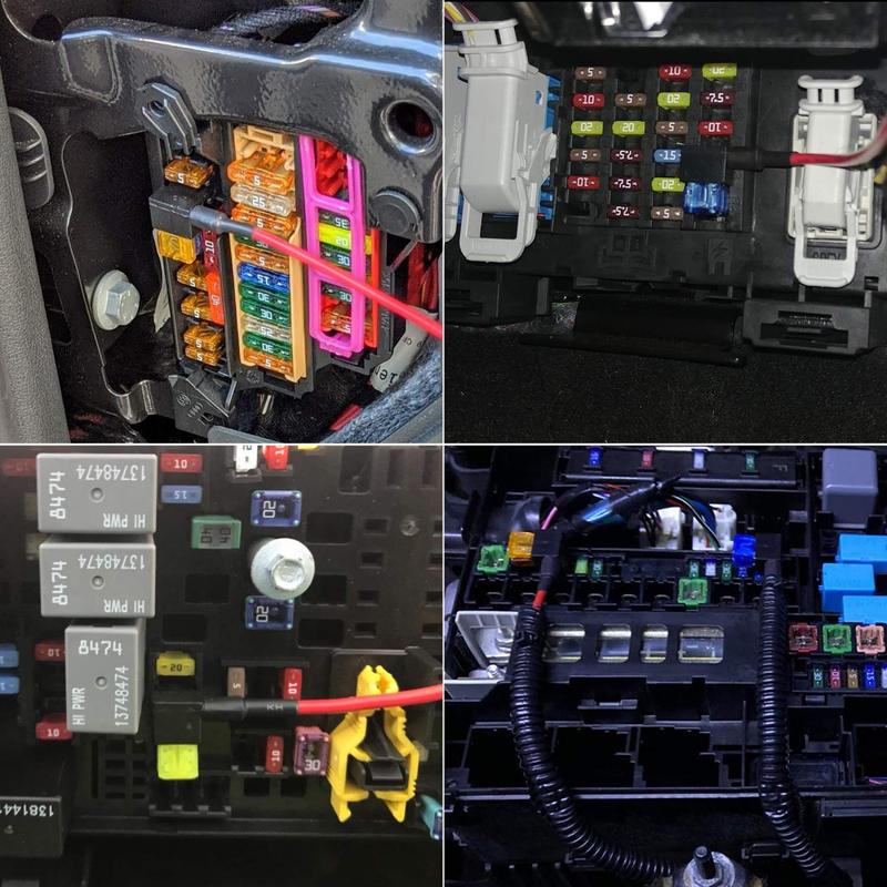 12V Add-A-Circuit Fuse Tap Kit – 4 Types (ATO/ATC/ATM/APM) | Safe Power for Your Car Accessories