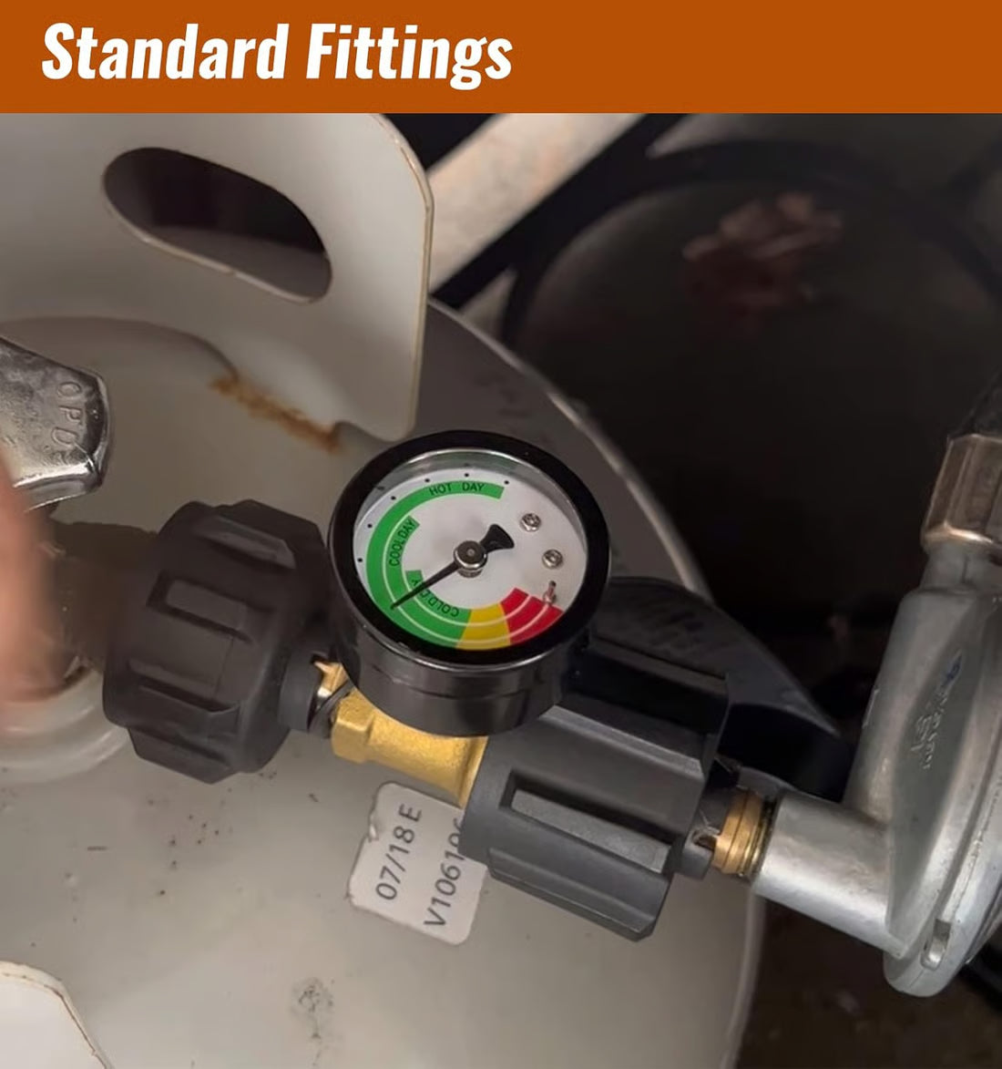 Universal Propane Tank Gauge ~ Check your fuel level at a glance before every cookout.