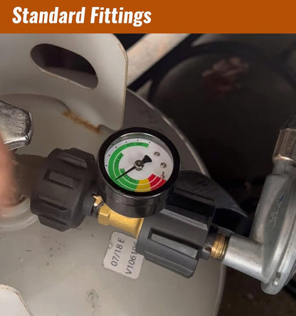 Universal Propane Tank Gauge ~ Check your fuel level at a glance before every cookout.