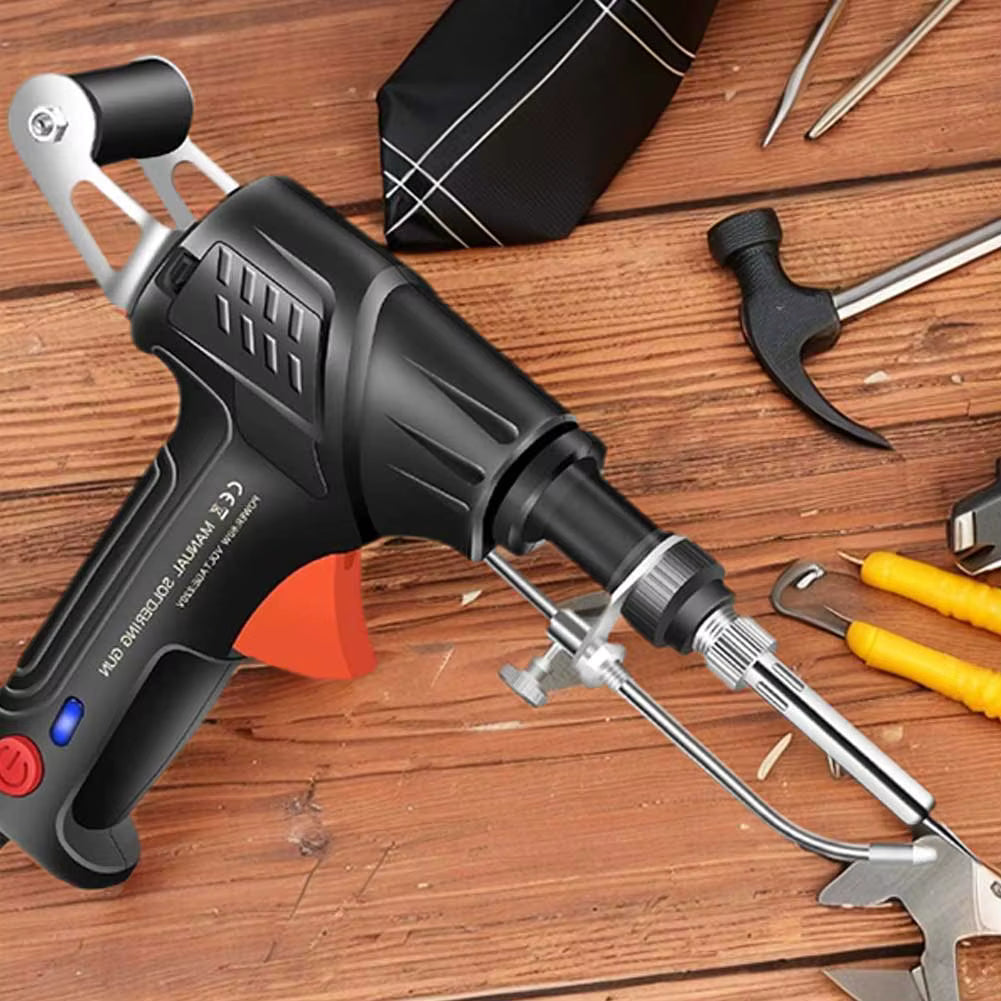Auto-Feed Soldering Iron Kit – One-Hand Welding Made Easy 🔥 Built-in Heating + Automatic Solder Feed for Fast, Clean Repairs — No Extra Hands Needed!