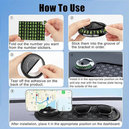 Unlock New Experience During Driving-Car Phone Holder with Anti-slip Pad Makes You Enjoy your Each Driving Travel-1
