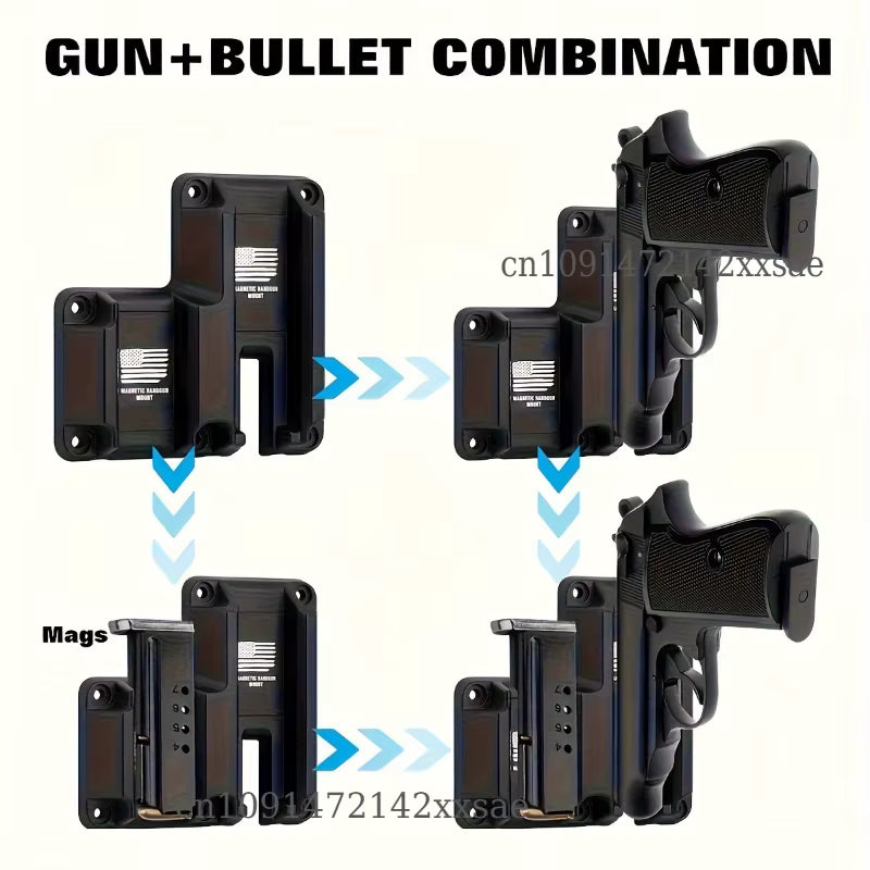 Dual-Slot Vehicle Handgun Mount — Secure Two Firearms, Ready When It Matters Most