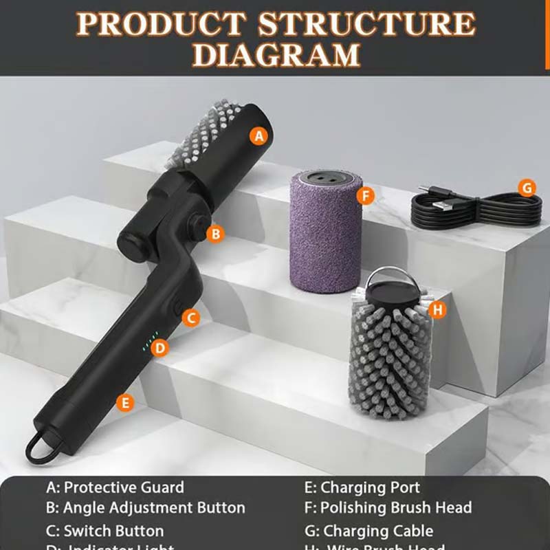 One Electric Brush. Cleans Everything 🔥🍖🍽️