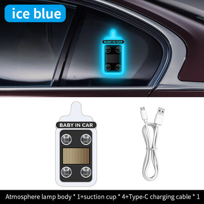 Car LED Ambient Light, Solar-Heart-Shaped LED Neon Light,Ip65 Waterproof, 5 Modes,Romantic Cars for Night Driving, Heart Car Accessories for Valentine's Day, Anniversary (A)