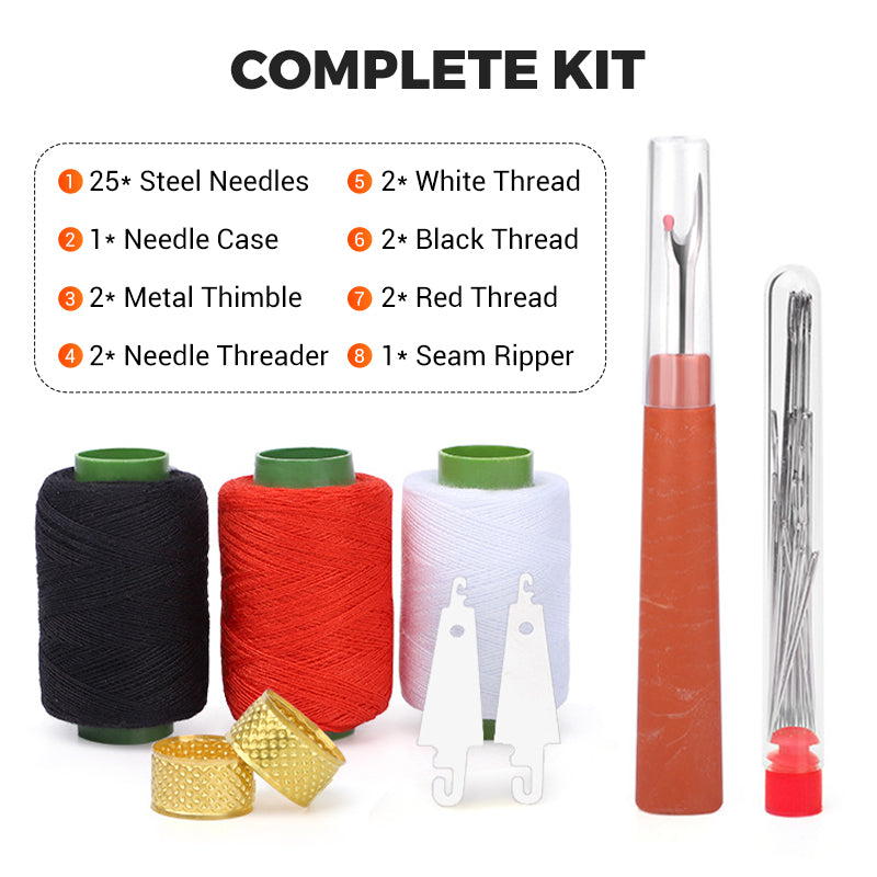 🧵 Pro Hand Sewing Needle Set – 36PCS DIY Craft Kit