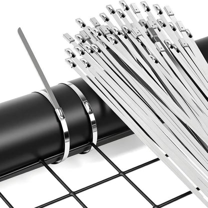 🔧 Strong Metal Tie Tool Kit – Easy Cable & Wire Organizer for Home and Garage