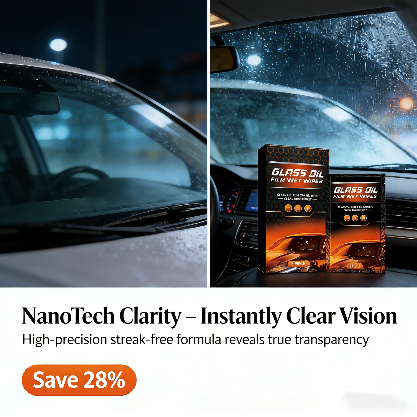 Drive Clear. See Sharp. Wipe Once.