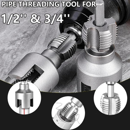 🛠️ Create Leak-Free Threads Instantly - 49% OFF- ✨ Ultimate Dual-Function Pipe Threading Tool - No Rework, Perfect Fits
