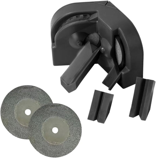 Multi-function Drill Bit Sharpener, 2026 New Sharpener Tool with 2 Grinding Wheels All Bits(5/64''- 5/8'') for HSS Metal Masonry & Carbide (8300 r/min) (Orange)