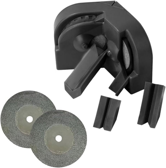 Multi-function Drill Bit Sharpener, 2026 New Sharpener Tool with 2 Grinding Wheels All Bits(5/64''- 5/8'') for HSS Metal Masonry & Carbide (8300 r/min) (Orange)