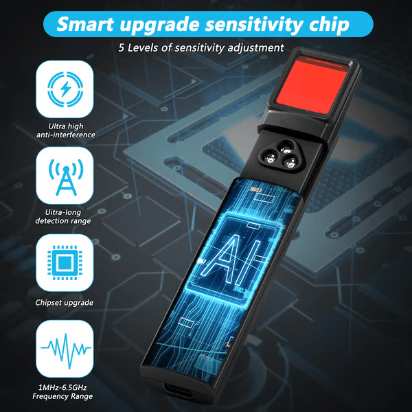 Limited-Time Offer ⏳ Hidden Camera & GPS Tracker Detector with RF Signal Scanner – Find Hidden GPS Trackers Now🔥