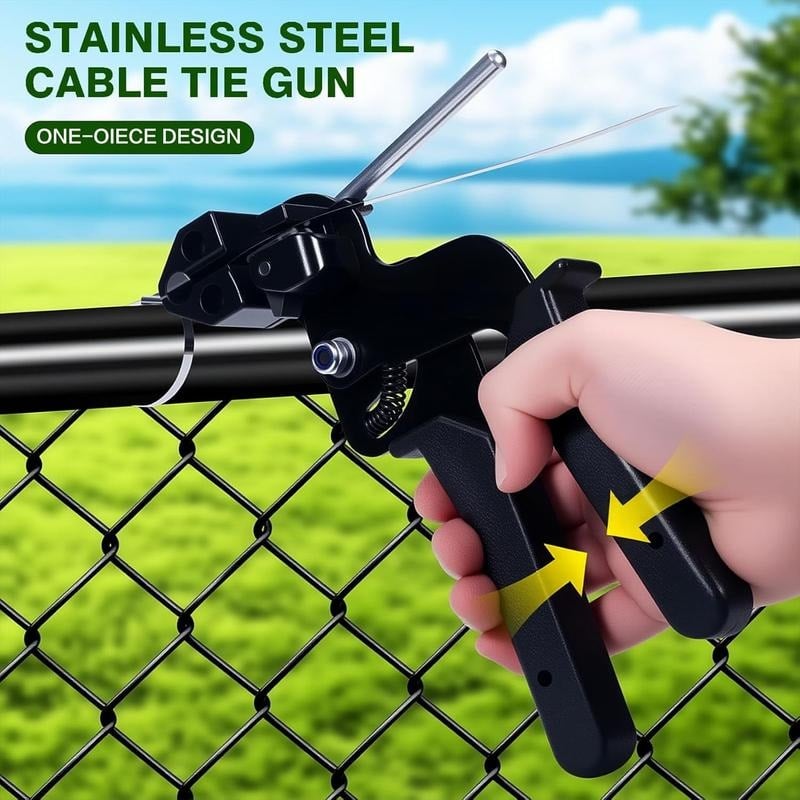 🔧 Strong Metal Tie Tool Kit – Easy Cable & Wire Organizer for Home and Garage