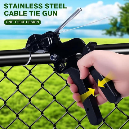 🔧 Strong Metal Tie Tool Kit – Easy Cable & Wire Organizer for Home and Garage