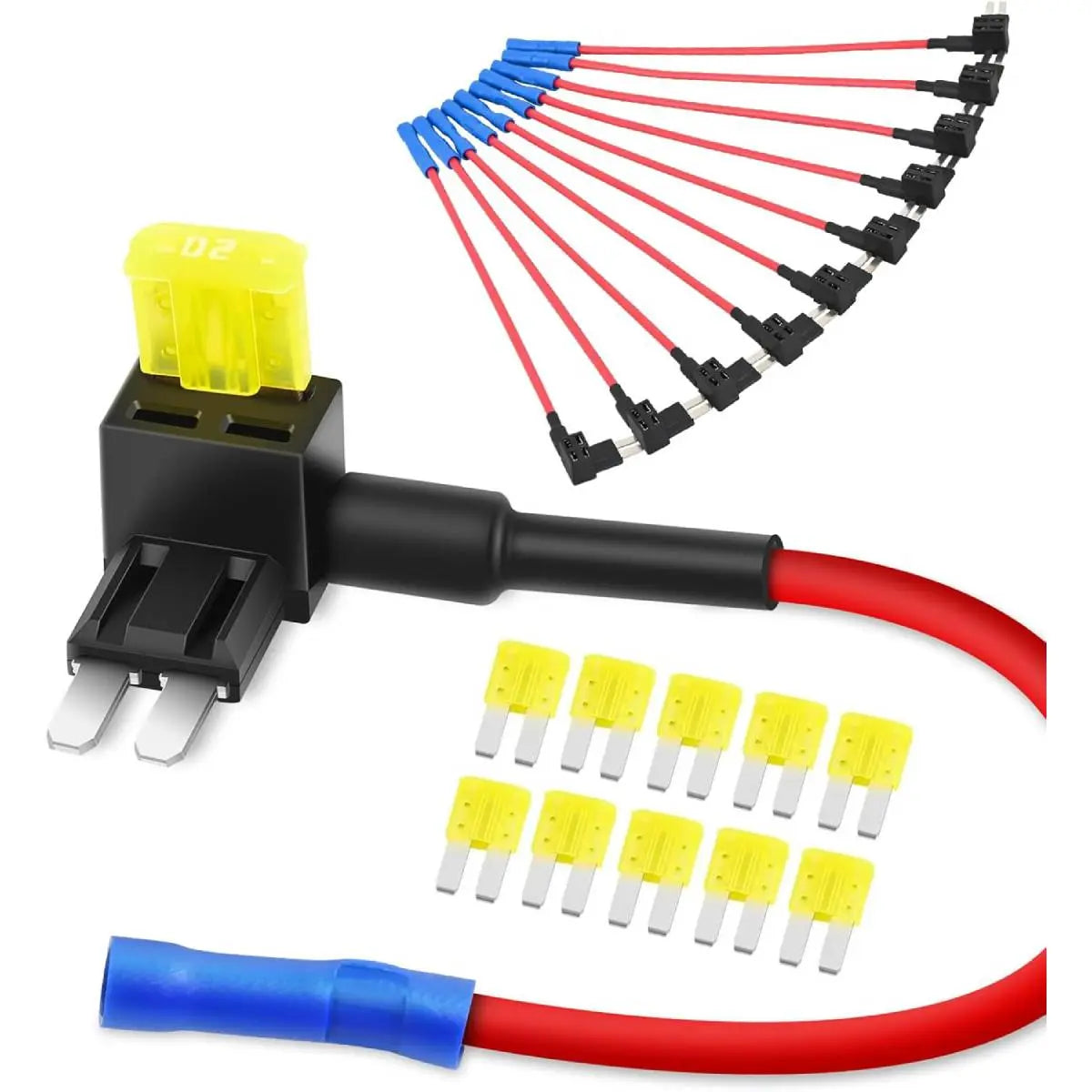 12V Add-A-Circuit Fuse Tap Kit – 4 Types (ATO/ATC/ATM/APM) | Safe Power for Your Car Accessories