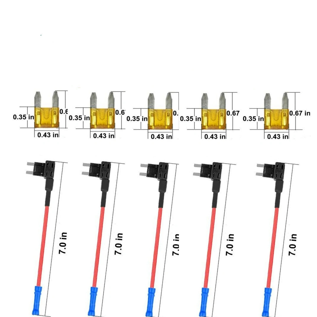 12V Add-A-Circuit Fuse Tap Kit – 4 Types (ATO/ATC/ATM/APM) | Safe Power for Your Car Accessories