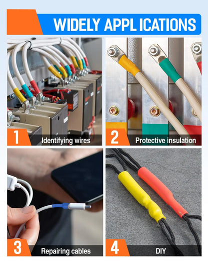 Stop Hidden Electrical Fires Before They Start — Waterproof Heat Shrink Protection Kit (530PCS)