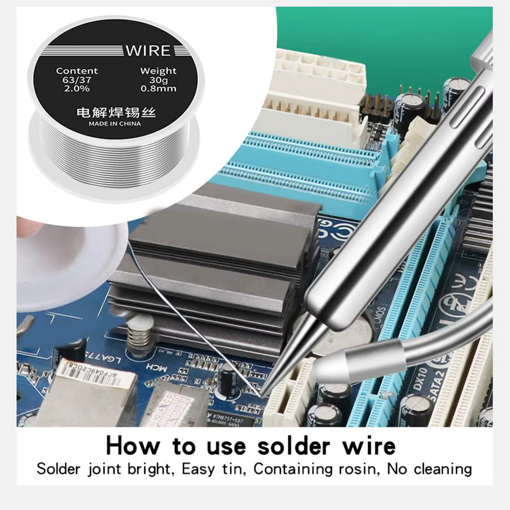 Auto-Feed Soldering Iron Kit – One-Hand Welding Made Easy 🔥 Built-in Heating + Automatic Solder Feed for Fast, Clean Repairs — No Extra Hands Needed!