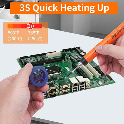 🔥Last Day Discount 49% Off 🧰Portable USB Adjustable Temperature Soldering Iron Gun