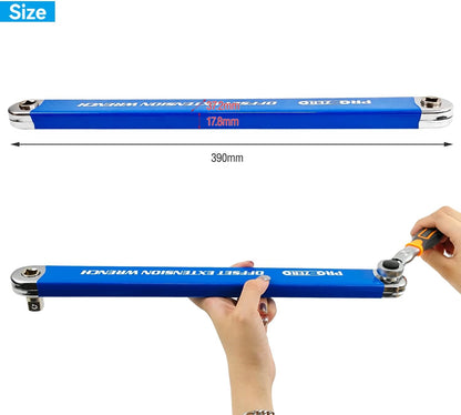 Impact Ready Offset Extension Wrench,Universal Extensions Wrench for Small Place