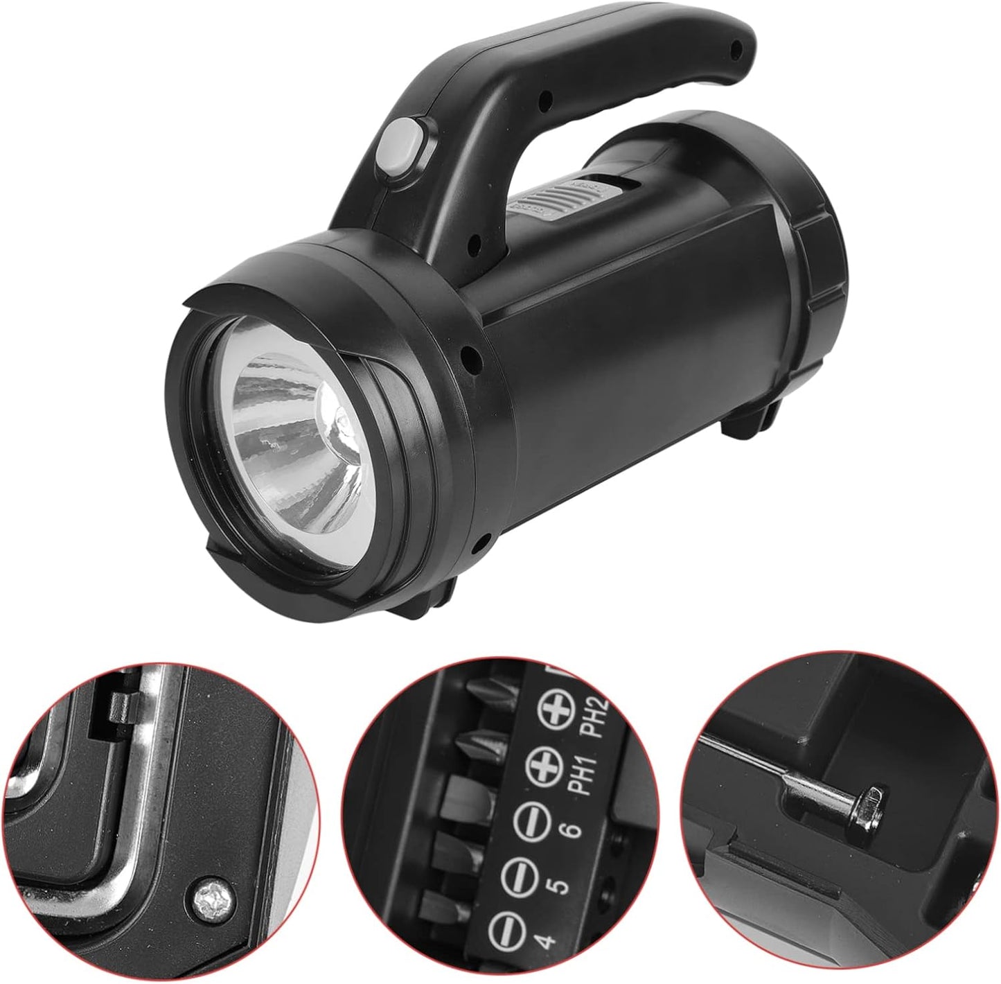 Outdoor Flashlight with Hand Tool Kit