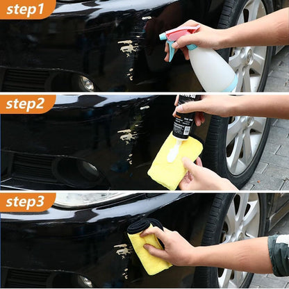 Scratch Repair Wax for Car, 2026 Upgrade Car Scratch Repair Paste Polishing Wax, Premium Car Scratch Remover Kit with Wipe & Sponge for Vehicles for Scratches