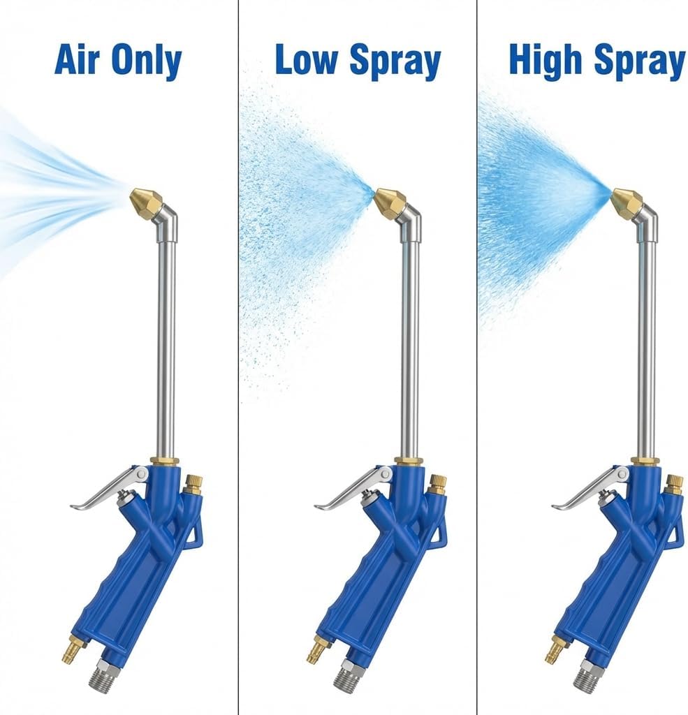 💨 Air Blow Gun Pneumatic Engine Cleaning Gun with 4Ft Hose