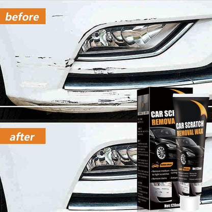 Scratch Repair Wax for Car, 2026 Upgrade Car Scratch Repair Paste Polishing Wax, Premium Car Scratch Remover Kit with Wipe & Sponge for Vehicles for Scratches