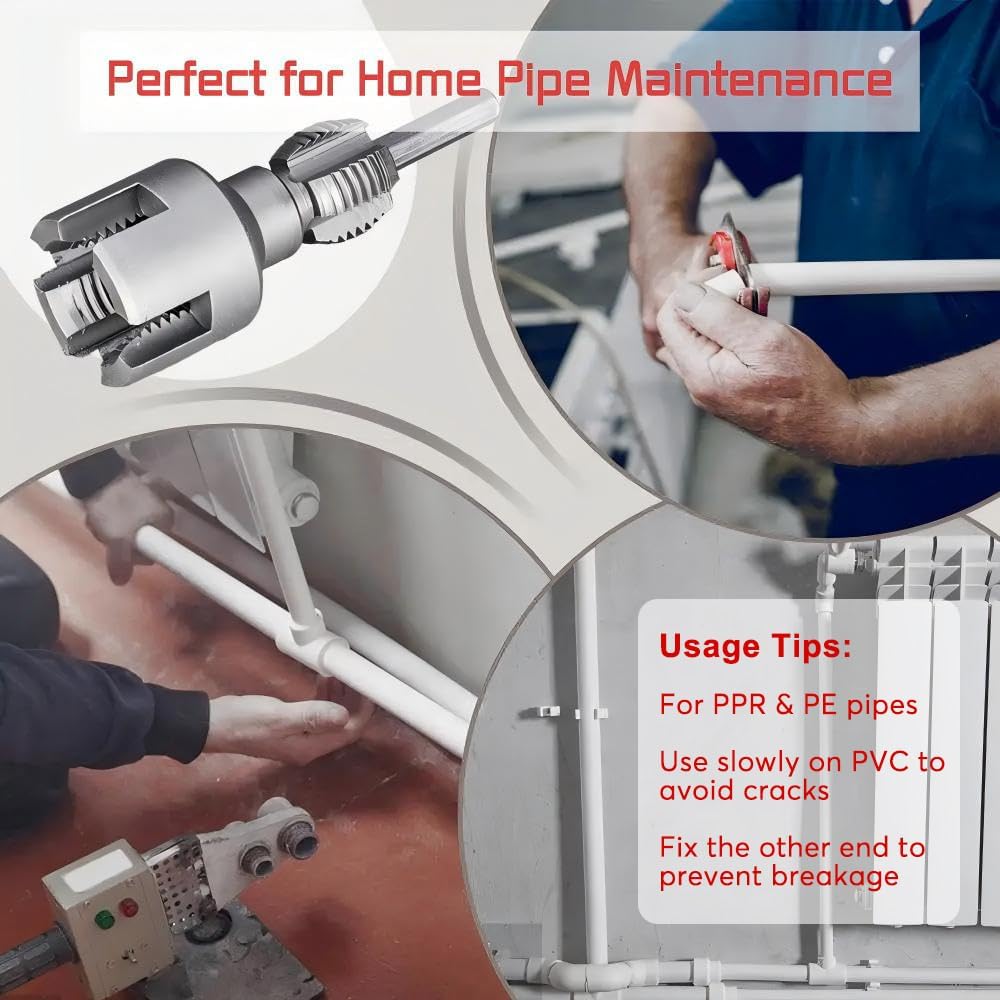 PVC Pipe Threader 3pcs