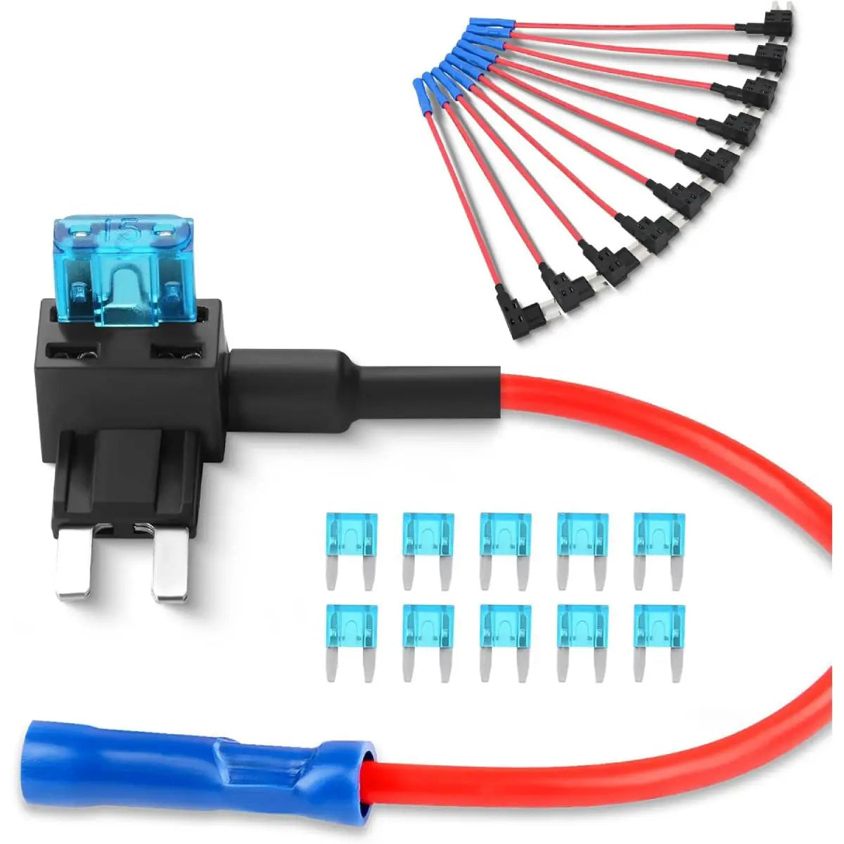 12V Add-A-Circuit Fuse Tap Kit – 4 Types (ATO/ATC/ATM/APM) | Safe Power for Your Car Accessories