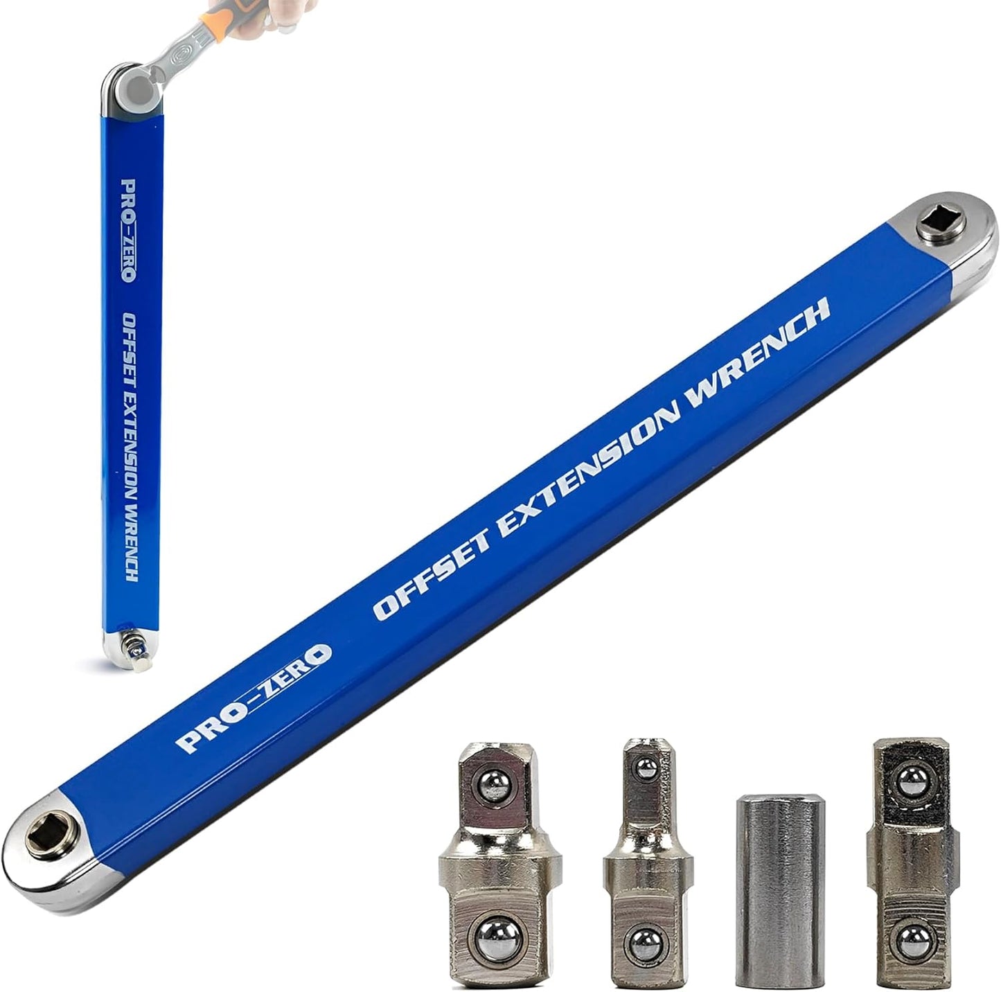Impact Ready Offset Extension Wrench,Universal Extensions Wrench for Small Place