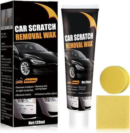 Scratch Repair Wax for Car, 2026 Upgrade Car Scratch Repair Paste Polishing Wax, Premium Car Scratch Remover Kit with Wipe & Sponge for Vehicles for Scratches