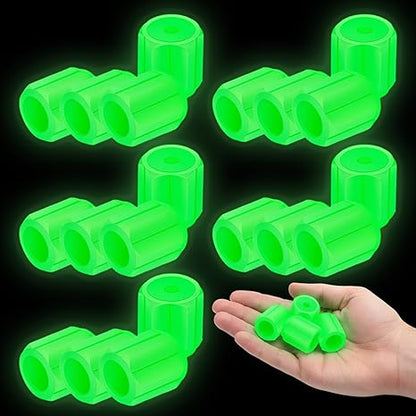 1/4pcs Luminous Valve Caps Car Fluorescent Tire Valves Cap Glow In The Dark Car Motorcycle Bike Wheel Plugs Tyre Hub Cover Decor
