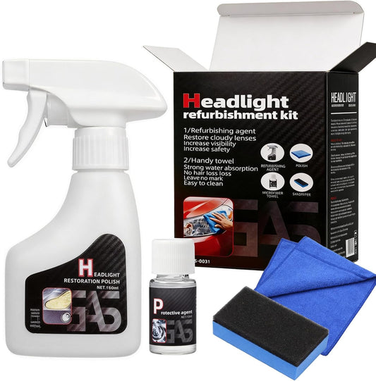 ⏳Time-Limited Special⏰Car Headlight Cleaning and Restoration Agent