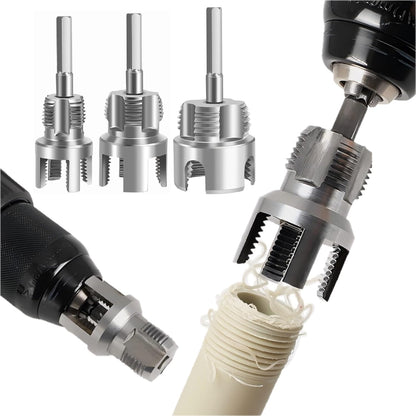 PVC Pipe Threader 3pcs