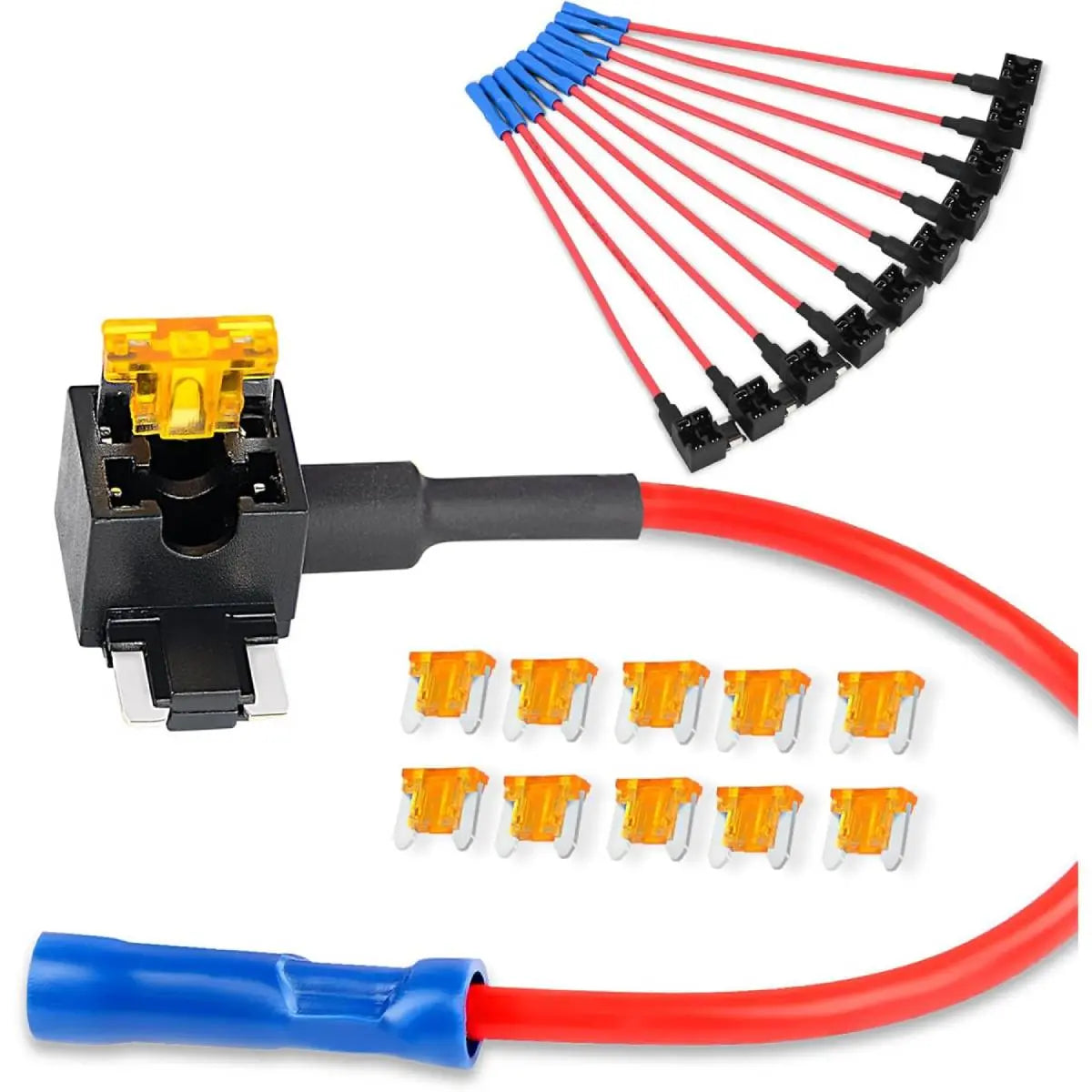12V Add-A-Circuit Fuse Tap Kit – 4 Types (ATO/ATC/ATM/APM) | Safe Power for Your Car Accessories