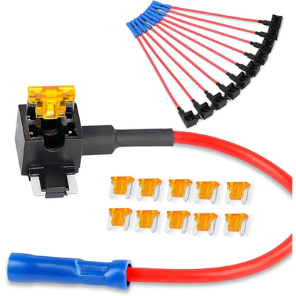 12V Add-A-Circuit Fuse Tap Kit – 4 Types (ATO/ATC/ATM/APM) | Safe Power for Your Car Accessories