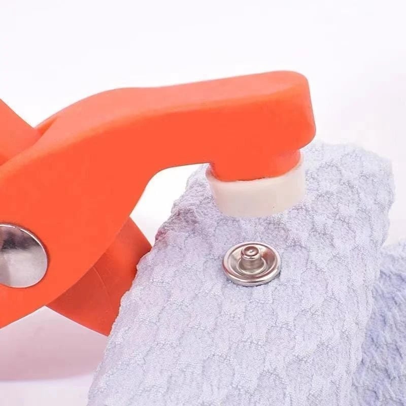 No-Sew Snap Button Tool Kit – Quick Fix for Clothes & Fabric 🔧✨