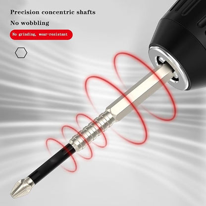 🔧 Pro-Grade Magnetic Driver Bit Set – Anti-Slip Impact Bits for Drill & Electric Screwdrivers 💪