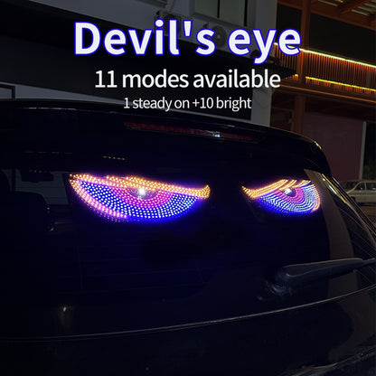 Car LED Ambient Light, Solar-Heart-Shaped LED Neon Light,Ip65 Waterproof, 5 Modes,Romantic Cars for Night Driving, Heart Car Accessories for Valentine's Day, Anniversary (A)