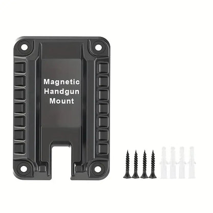 Quick-Access Magnetic Vehicle Handgun Mount — Secure, Discreet & Ready When Seconds Matter