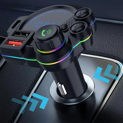🚗 Smart Car Bluetooth Player & Fast USB Charger – Hands-Free Music Drive