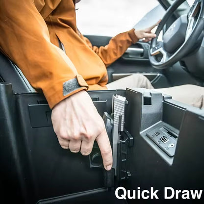 Quick-Access Magnetic Vehicle Handgun Mount — Secure, Discreet & Ready When Seconds Matter