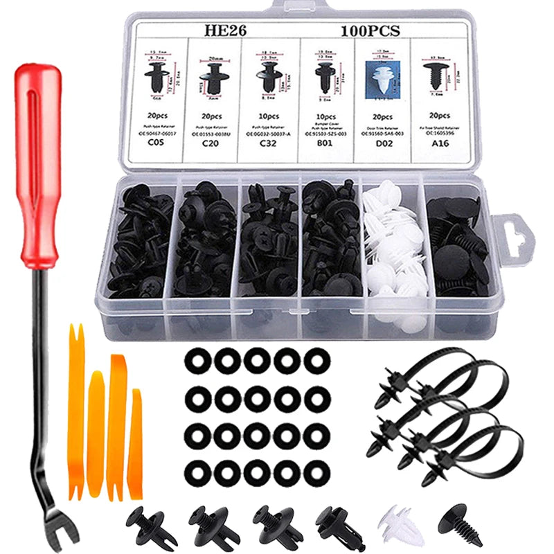620-Piece Professional Automotive Fastener Kit One Box. Every Clip. Every Panel. 🔧🚗