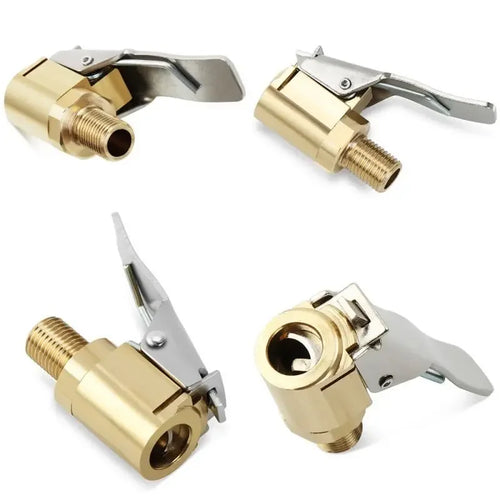 🚗 Fast Tire Pump Adapter – Clip & Screw Fit for Easy Inflation