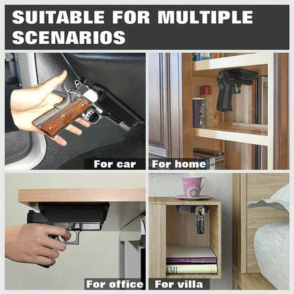 Quick-Access Magnetic Vehicle Handgun Mount — Secure, Discreet & Ready When Seconds Matter